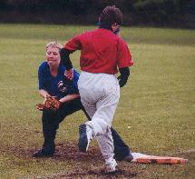 A force out on first